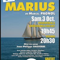 Ouverture de la saison culturelle, suivie du spectacle “Marius”