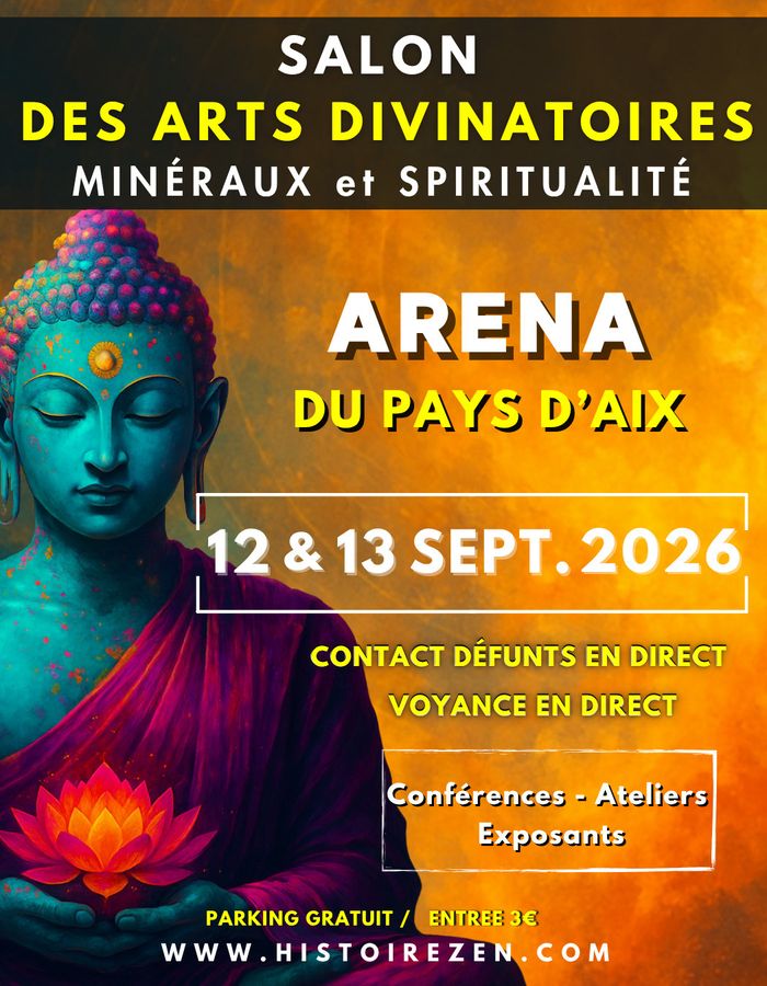 Salon des Arts Divinatoires, de la Spiritualité et des Minéraux à l'Aréna d'Aix - 4ème édition