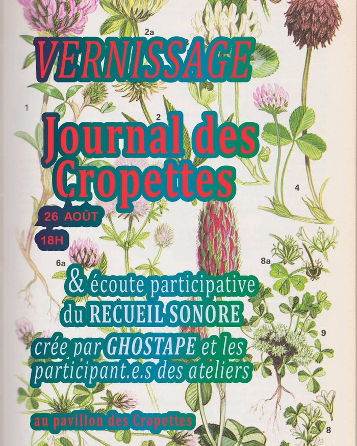 Vernissage du Journal des Cropettes