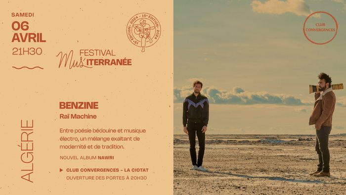 Concert Benzine - Festival MUS'iterranée