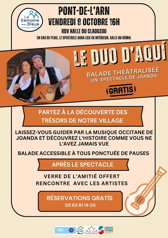 Affiche — Le Duo d’Aquí