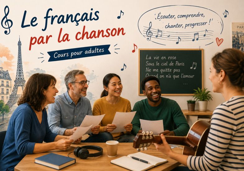 Français Langue Étrangère (FLE) - Le français par la chanson - NOUVEAU!