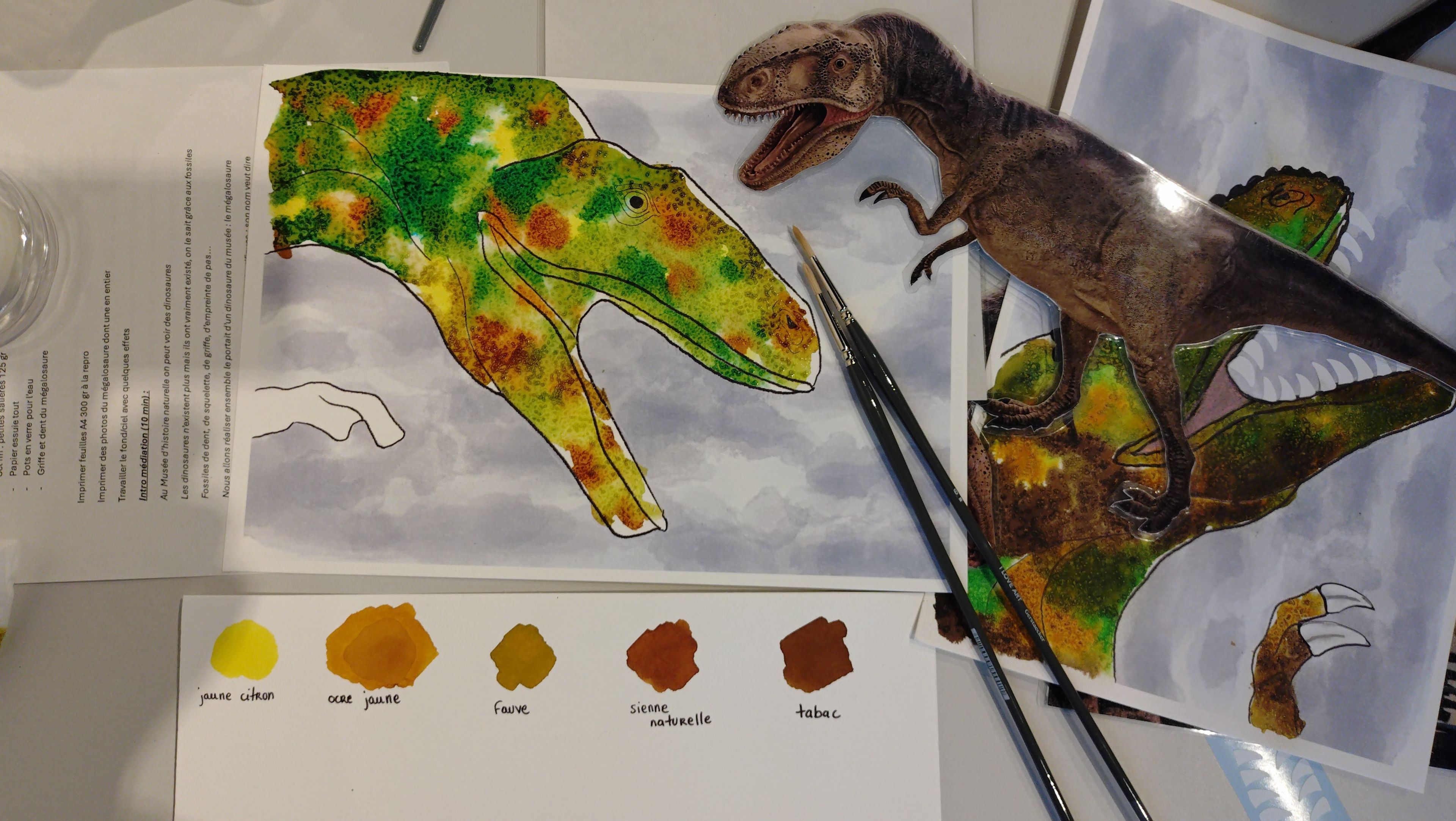 Atelier aquarelle - au Mini-Lab / Le MHN fait le Mur