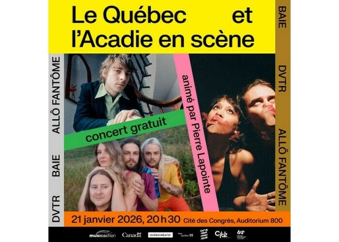 Le Québec et l’Acadie en scène !