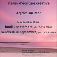 Or rose, le ciel, la plage, le soir • Atelier d'écriture