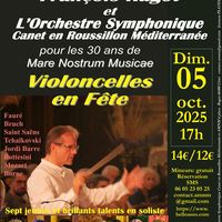 « Violoncelles en Fête » : un concert symphonique résolument tourné vers l’avenir pour commémorer les trente ans du collectif Mare Nostrum Musicae.