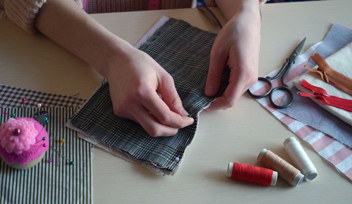 Atelier de fabrication d'une trousse upcyclée