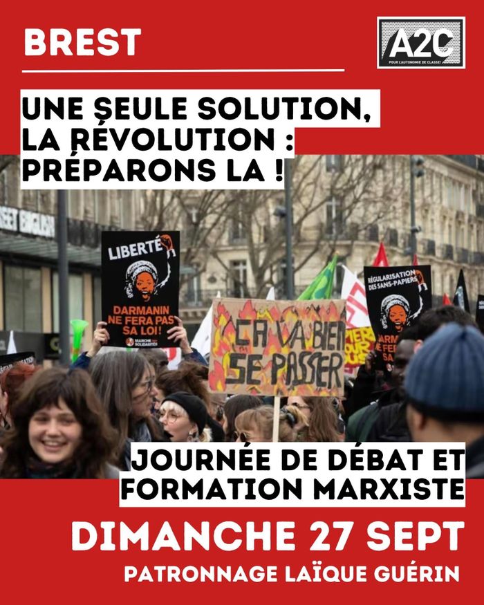 UNE SEULE SOLUTION : LA RÉVOLUTION ! 