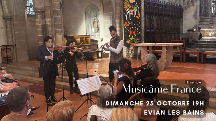 Concert à Evian : Ravel, Debussy, Mozart, Vivaldi, Bach, Piazzolla, Cantemir, Doppler et Waxman