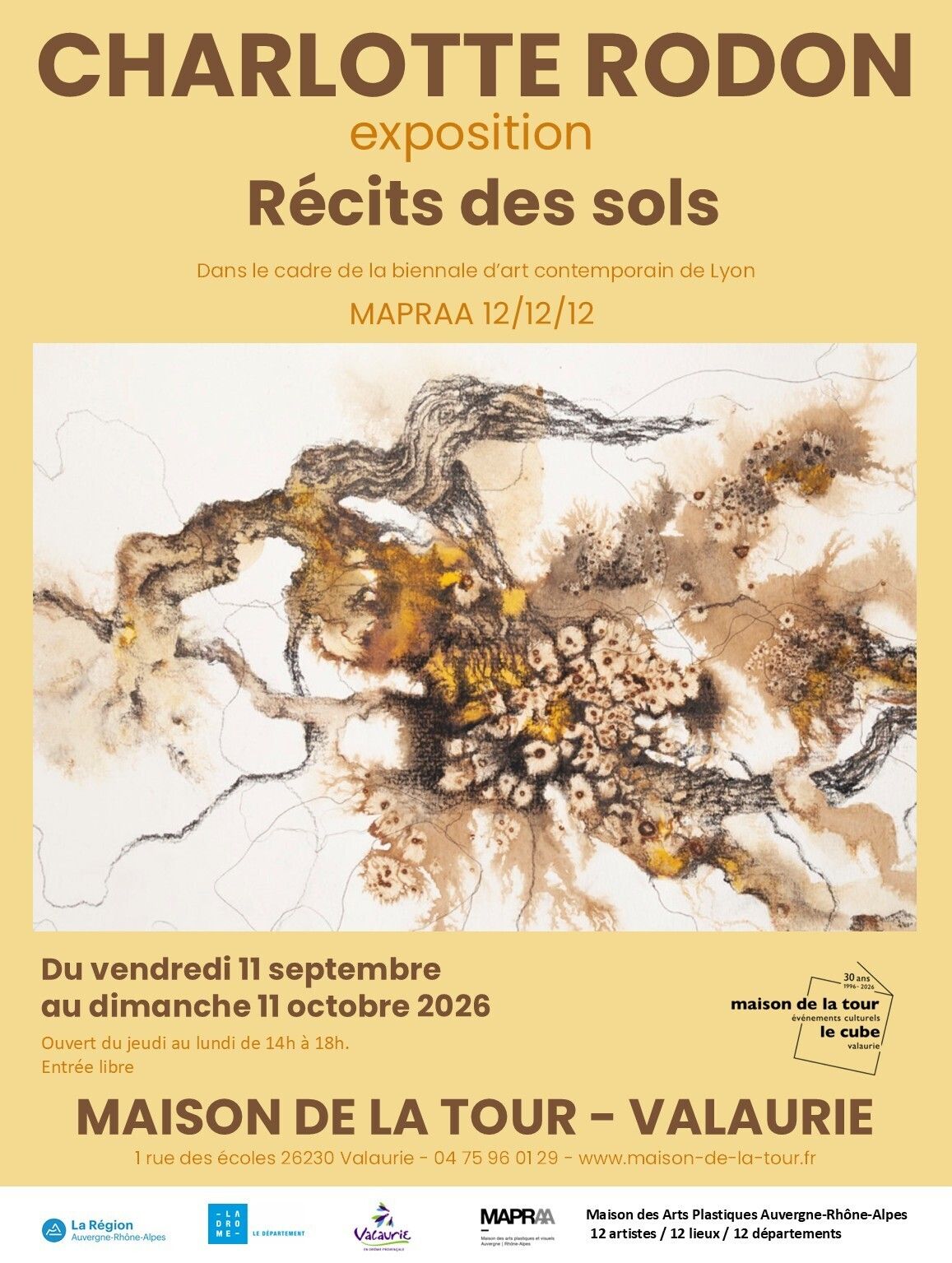 Exposition de Charlotte Rodon : " Récits des sols "