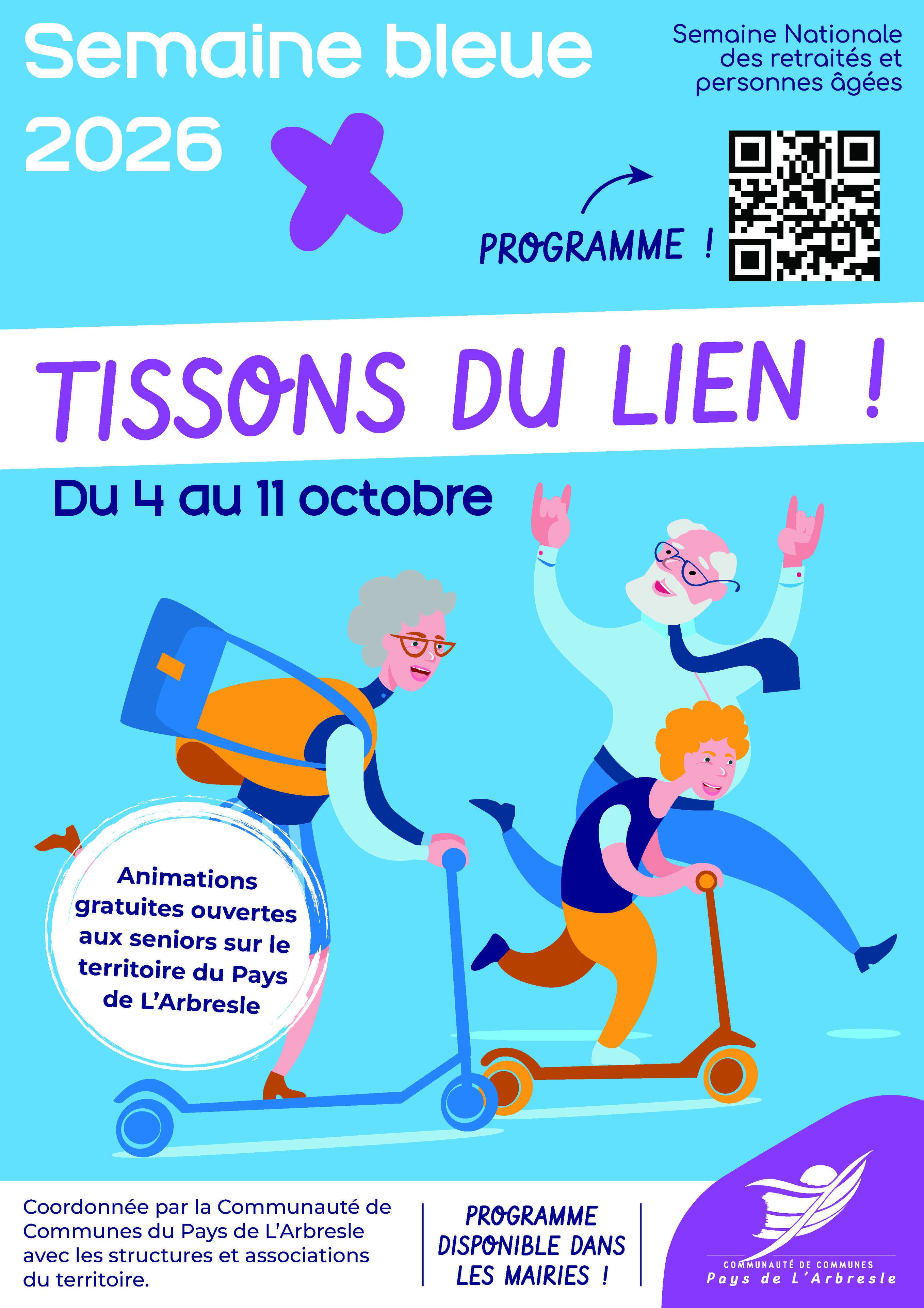 La semaine Bleue 2026 - La marche bleue Bessenay 2026