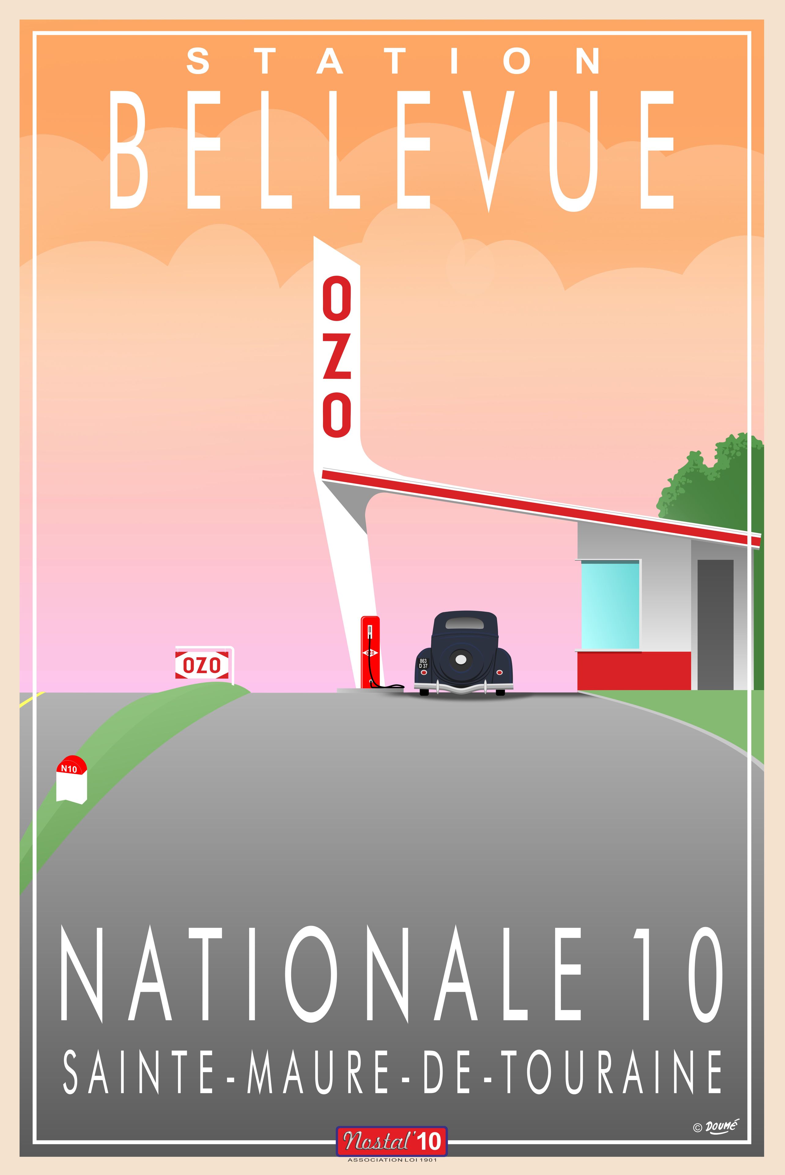 Visite de l'ancienne station-service OZO Bellevue