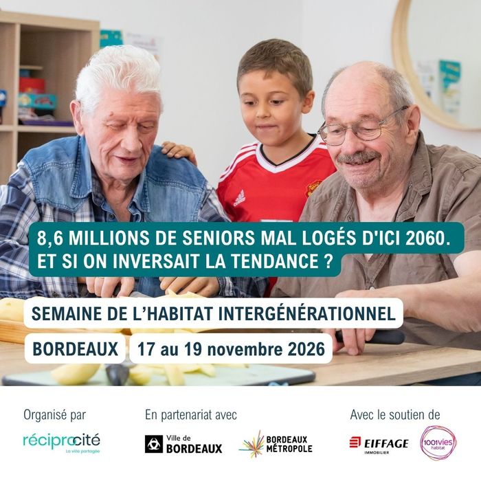 Semaine de l'Habitat Intergénérationnel - Atelier Toit, toi mon toit (sensibilisation des seniors au parcours résidentiel)