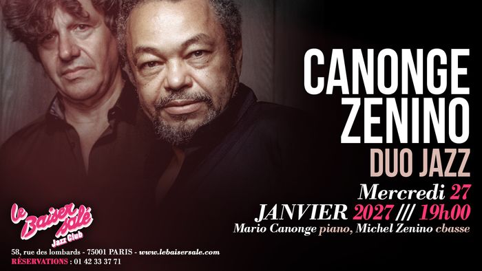 MARIO CANONGE / MICHEL ZENINO – DUO JAZZ