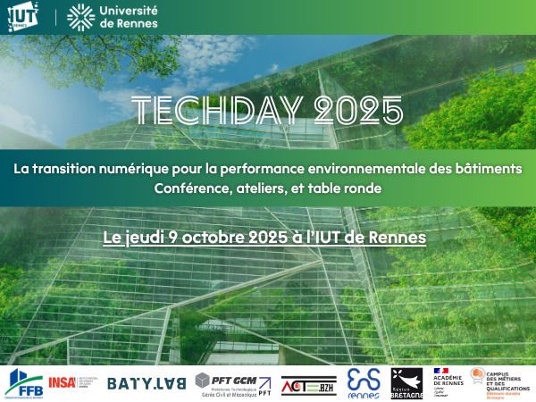 La transition numérique pour la performance environnementale des bâtiments. Conférence, ateliers, et table ronde.