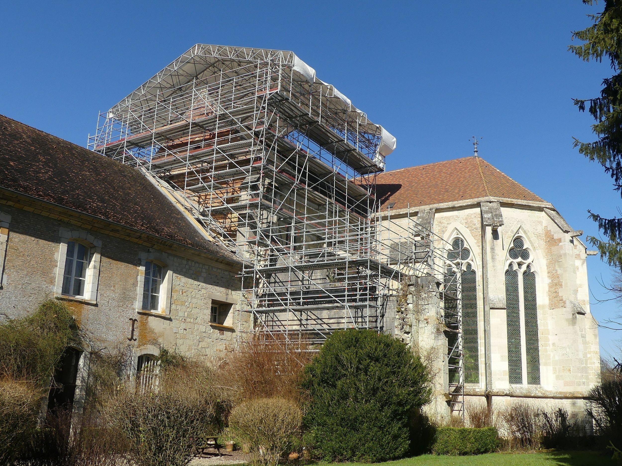 Exposition sur la campagne de restauration de l'église