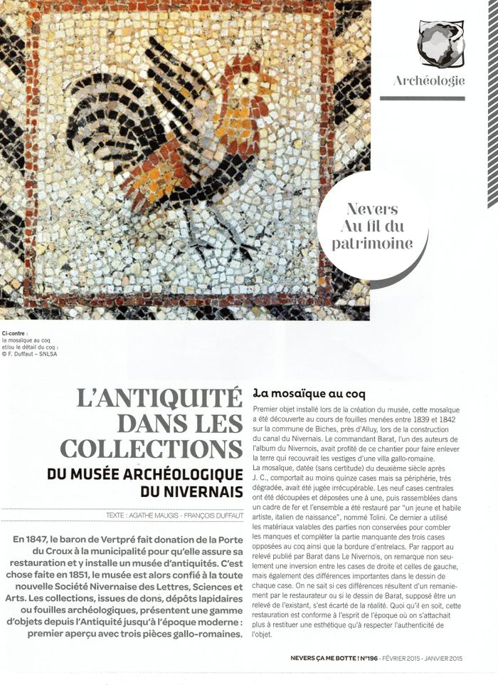 Ouverture du Musée de la Porte du Croux à Nevers (Nièvre)