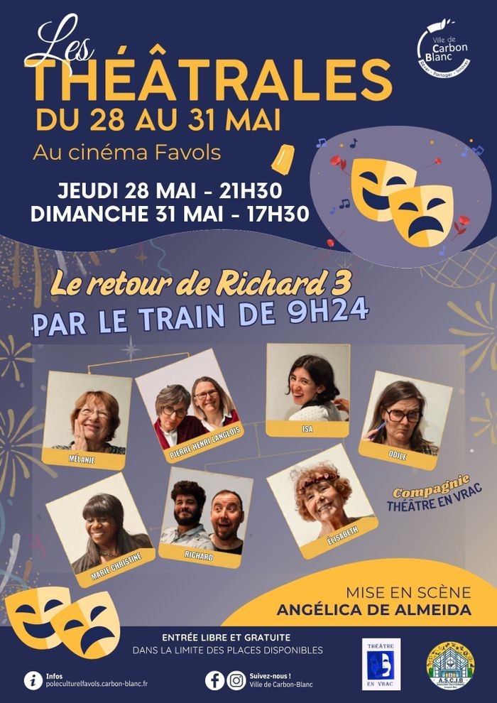 LE RETOUR DE RICHARD 3, PAR LE TRAIN DE 9H24