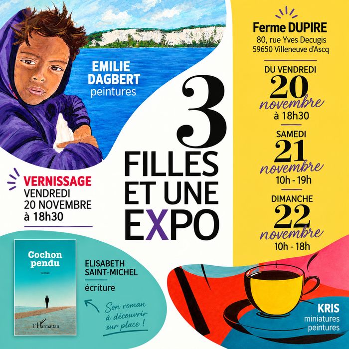 3 filles et une expo