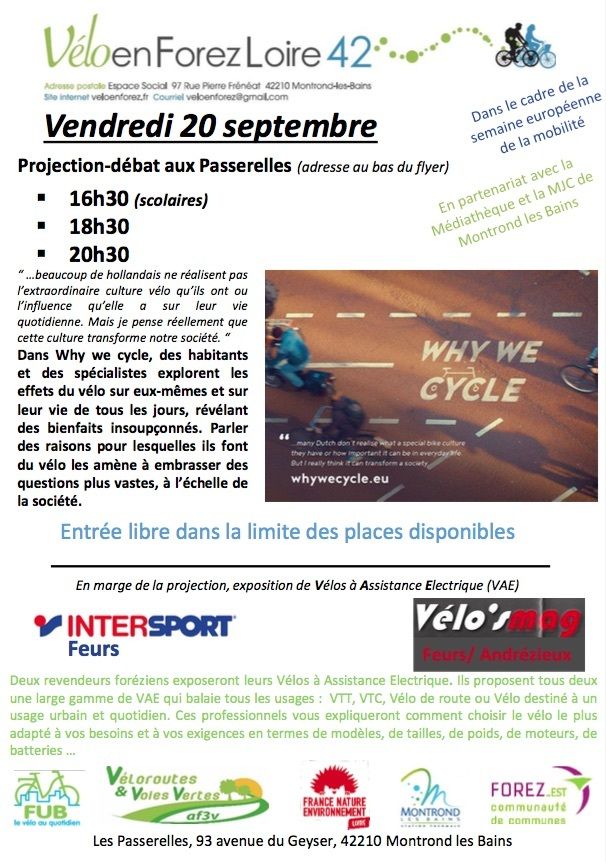 (projection-débat) WHY WE CYCLE