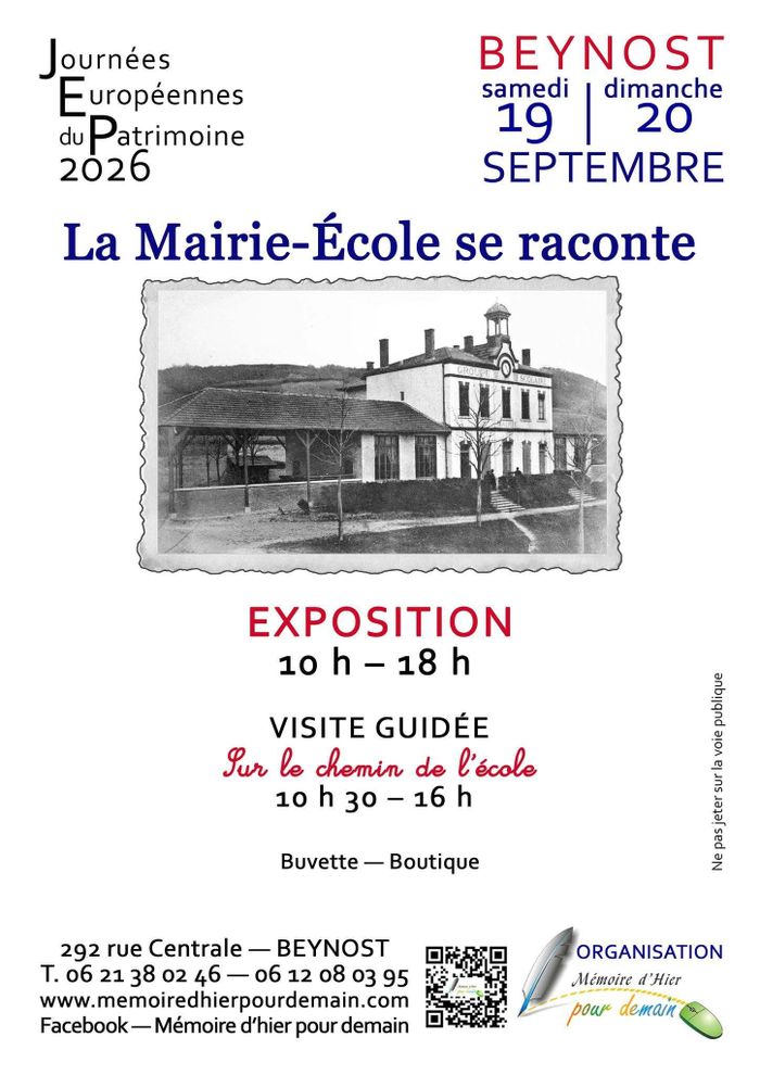 JEP : La Mairie-École se raconte
