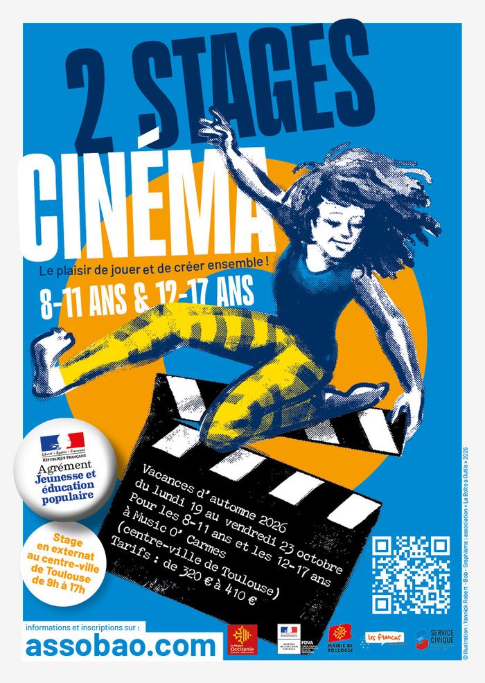 Stage cinéma ado à Toulouse octobre 2026