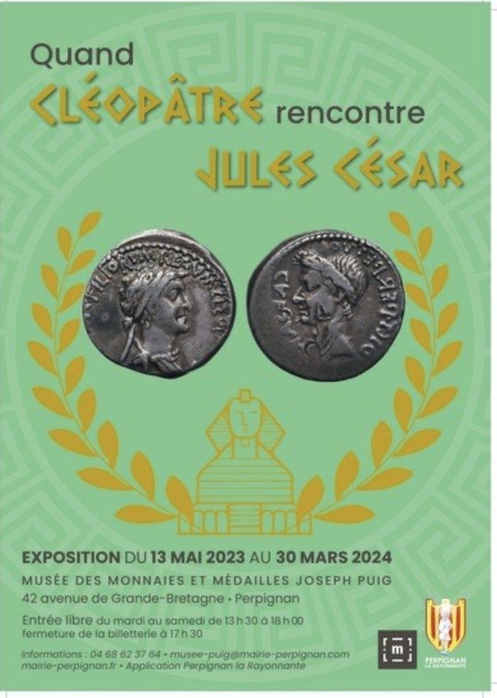Exposition "Quand Cléopâtre rencontre César"