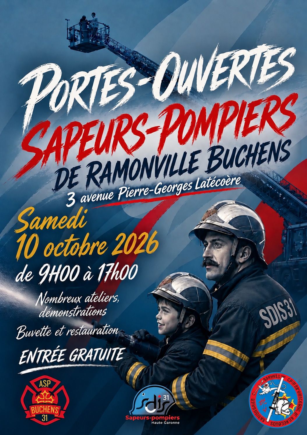 Open House at Ramonville Buchens Fire Station