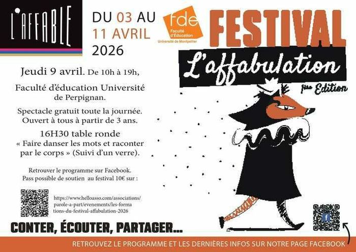 Festival Affabulation - Spectacle et table ronde