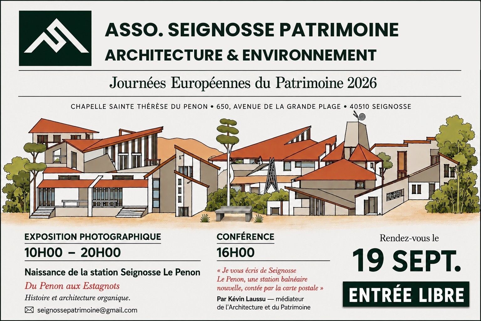 Exposition : naissance de la station Seignosse Le Penon