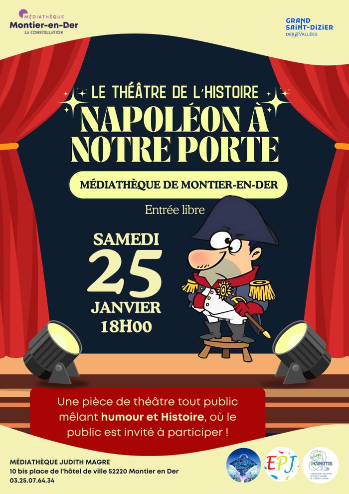 9e édition des Nuits de la Lecture - Le théâtre de l'histoire : Napoléon à notre porte