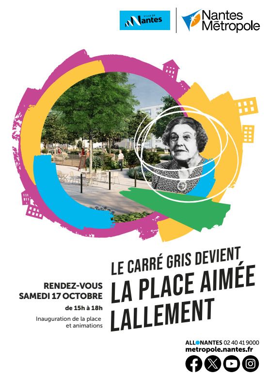 Inauguration de la place Aimée-Lallement