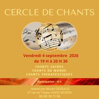Cercle de Chants Sacrés & Chants du Monde à Béziers