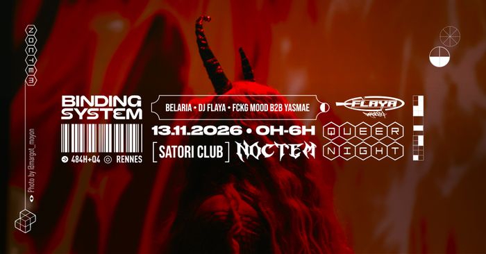 NOCTEM X SATORI AVEC BELARIA • DJ FLAYA & RESIDENT.E.S
