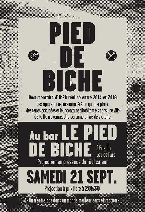 (projection-débat) PIED DE BICHE Projections en présence du réalisateur