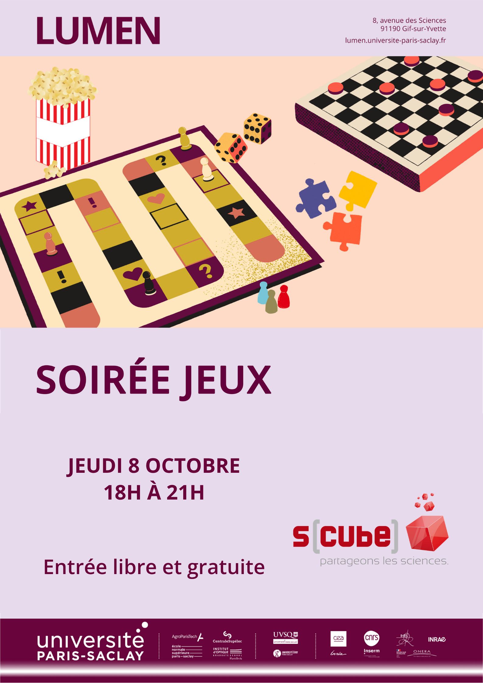 Soirée jeux au Lumen