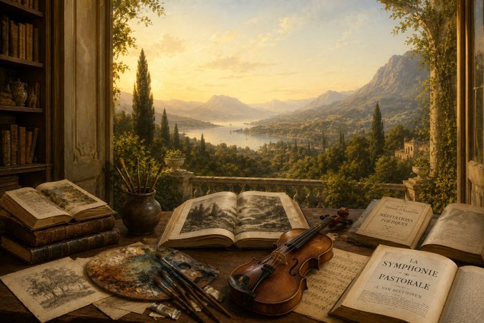 Affiche — Paysage et musique - Voyage dans l'histoire musicale, littéraire et artistique du paysage