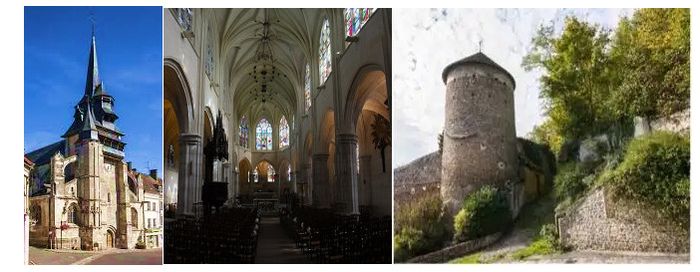 Visite architecturale de l'église et du bourg castral