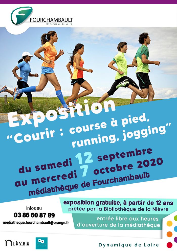 Exposition "Courir, course à pied, running, jogging"