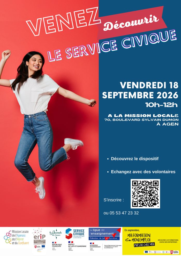 VENEZ DECOUVRIR LE SERVICE CIVIQUE !