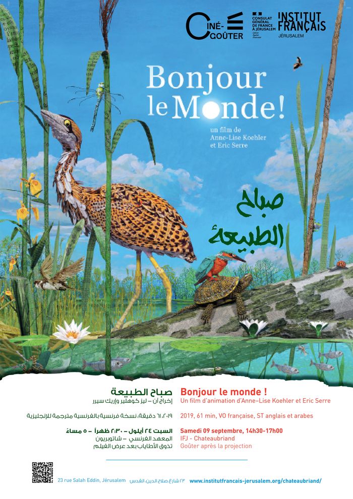 Ciné-Goûter : Bonjour le monde!
