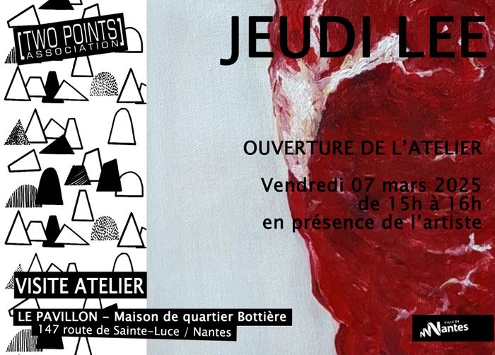 JEUDI LEE, ouverture d'atelier de l'artiste en résidence