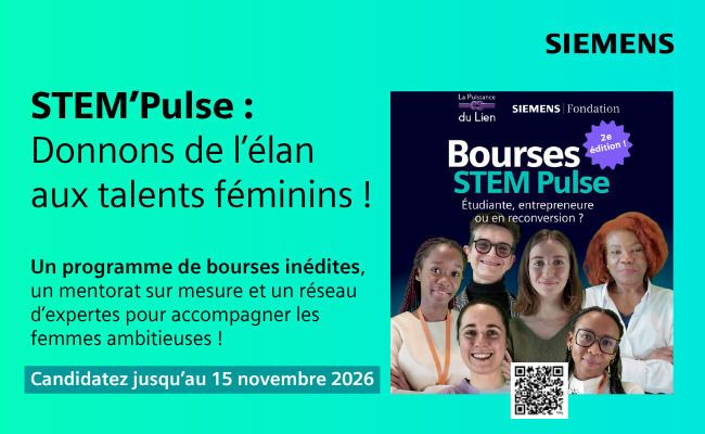 Bourse Fondation Siemens France - STEM'Pulse
