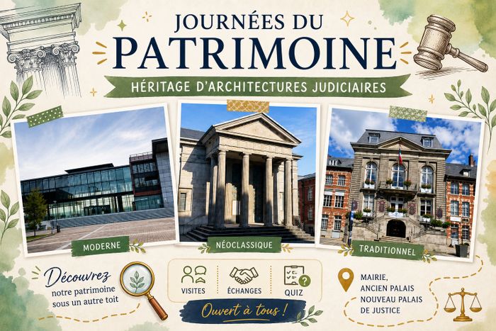 Journées du patrimoine - Tribunal judiciaire d'Avesnes-sur-Helpe