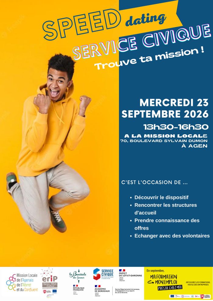 SPEED DATING SERVICE CIVIQUE Trouve ta mission !