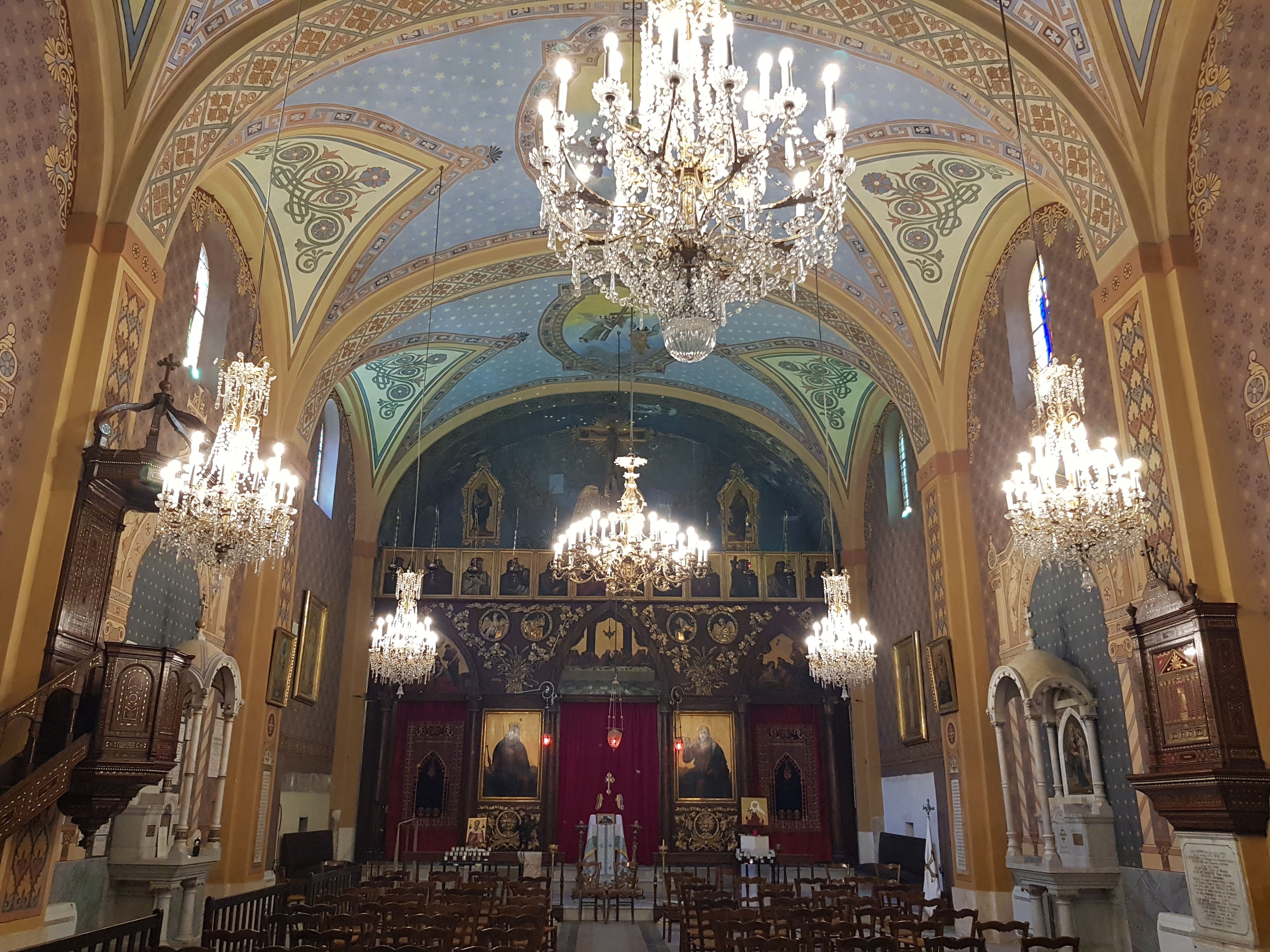 Découverte de l'Eglise Saint Nicolas de Myre - Rite melkite catholique. Chrétiens d'Orient de rite byzantin.
