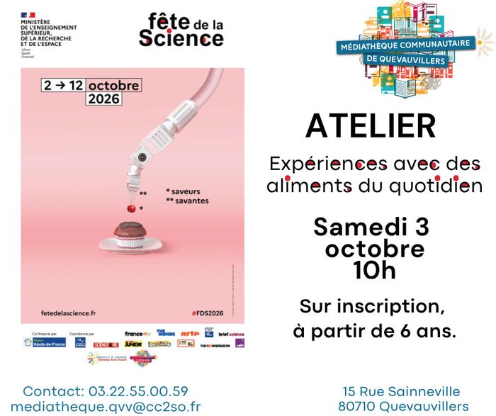 Expériences avec des aliments du quotidien
