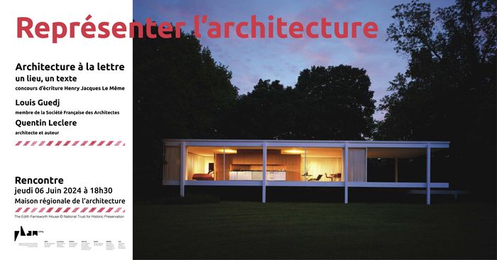 Architecture à la lettre . Un lieu, un texte