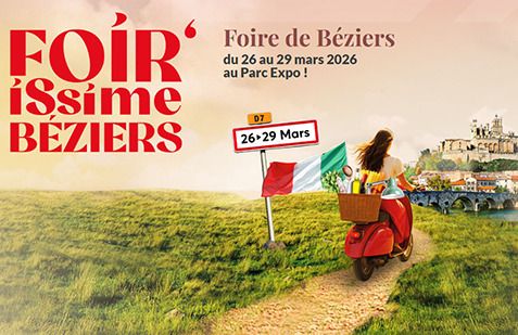 Foire de Béziers 2026 : Cap sur l'Italie !