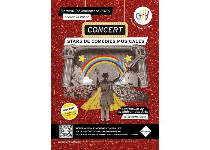 Stars de comédies musicales - Concert Orchestre d’Harmonie Herblinois